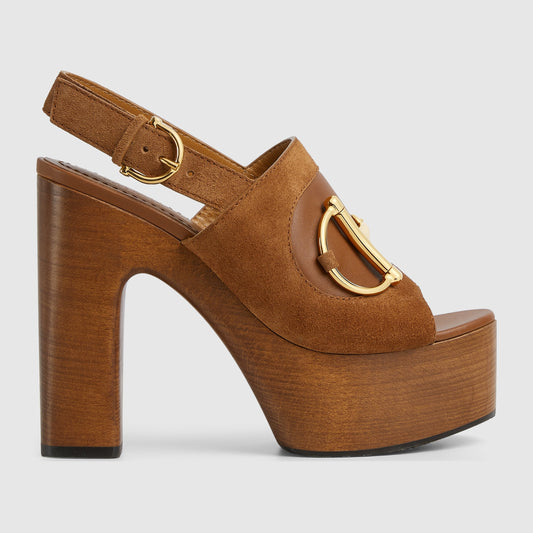 Women's Platform Sandal With Horsebit