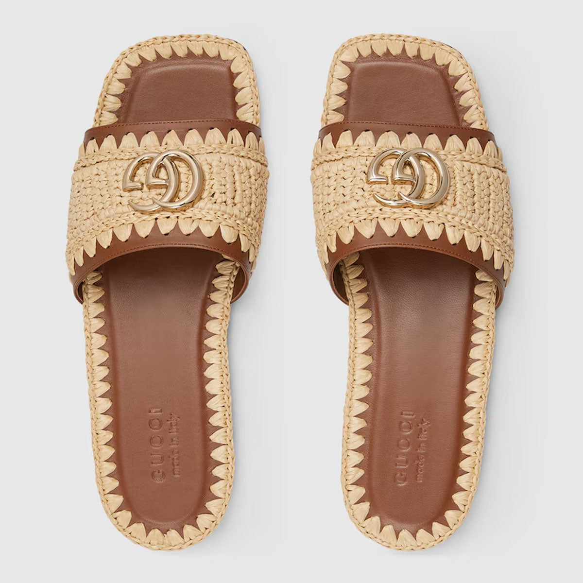 Women's Slide Sandal With Double G