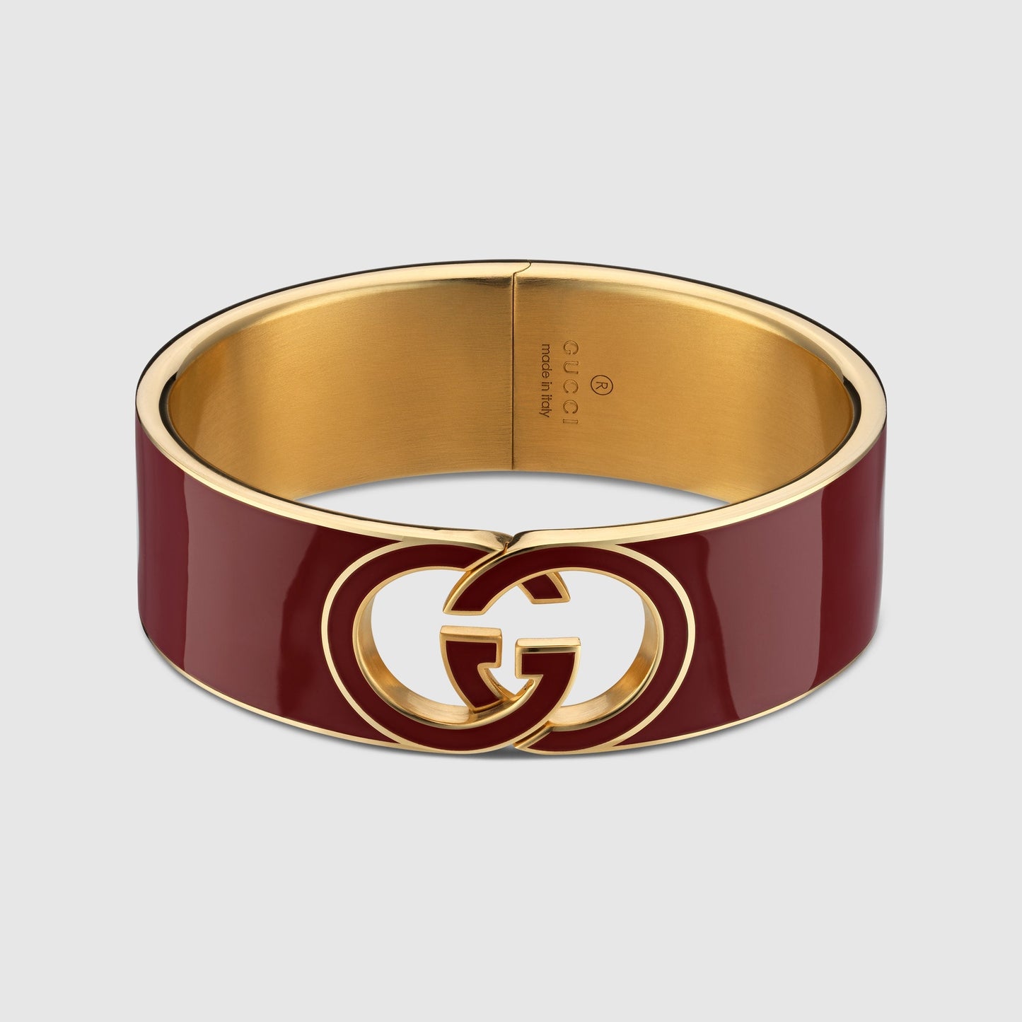 Gucci Interlocking Enamel Cuff Bracelet
