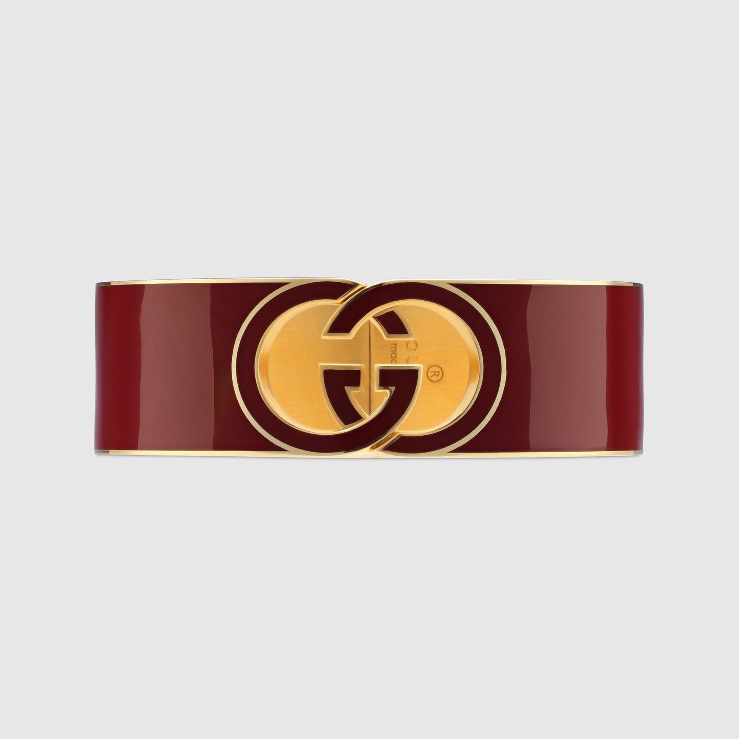 Gucci Interlocking Enamel Cuff Bracelet