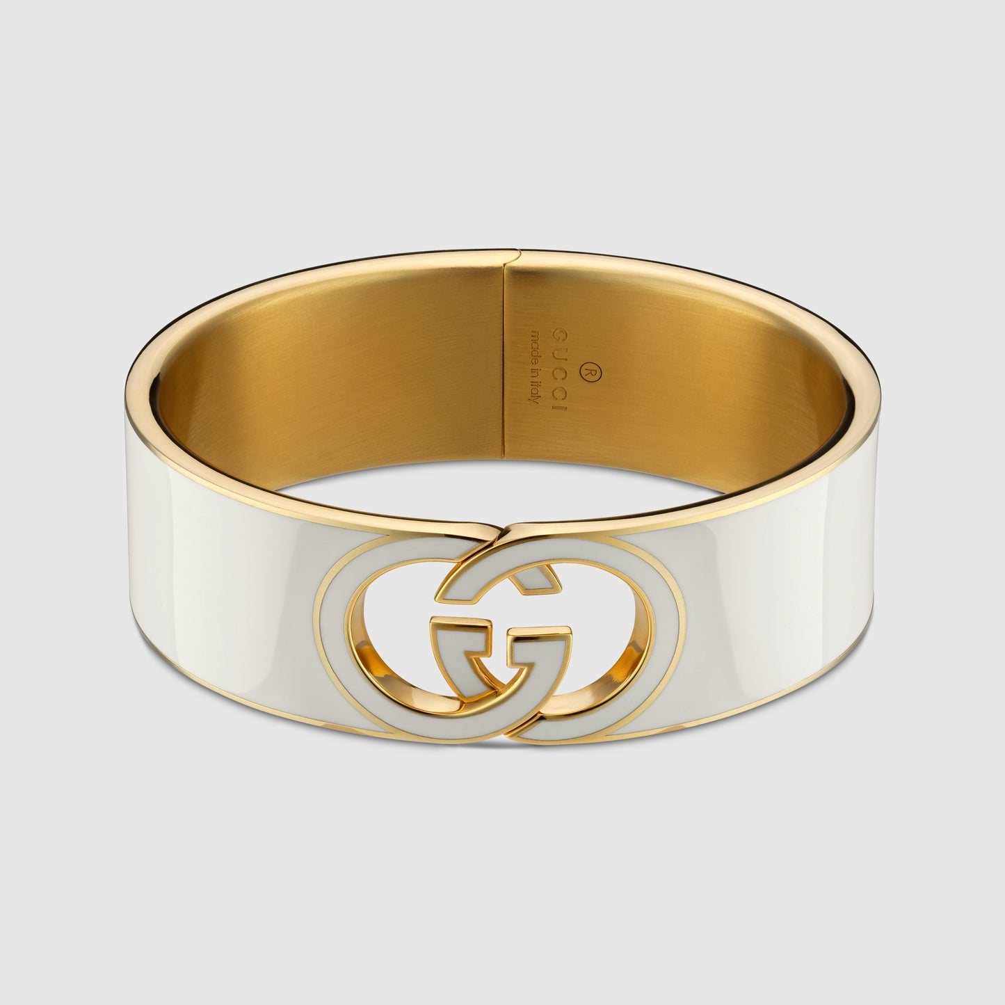 Gucci Interlocking Enamel Cuff Bracelet