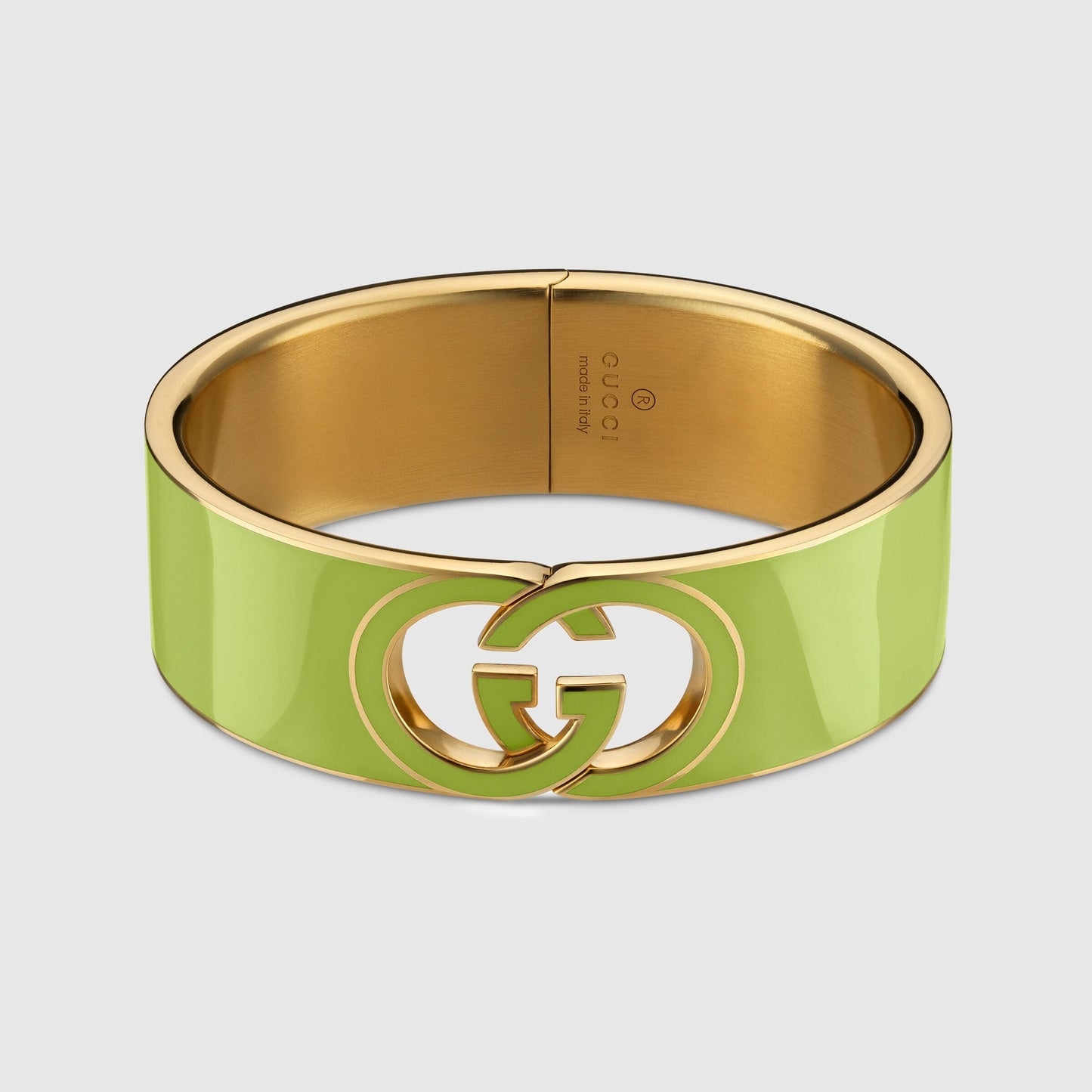 Gucci Interlocking Enamel Cuff Bracelet