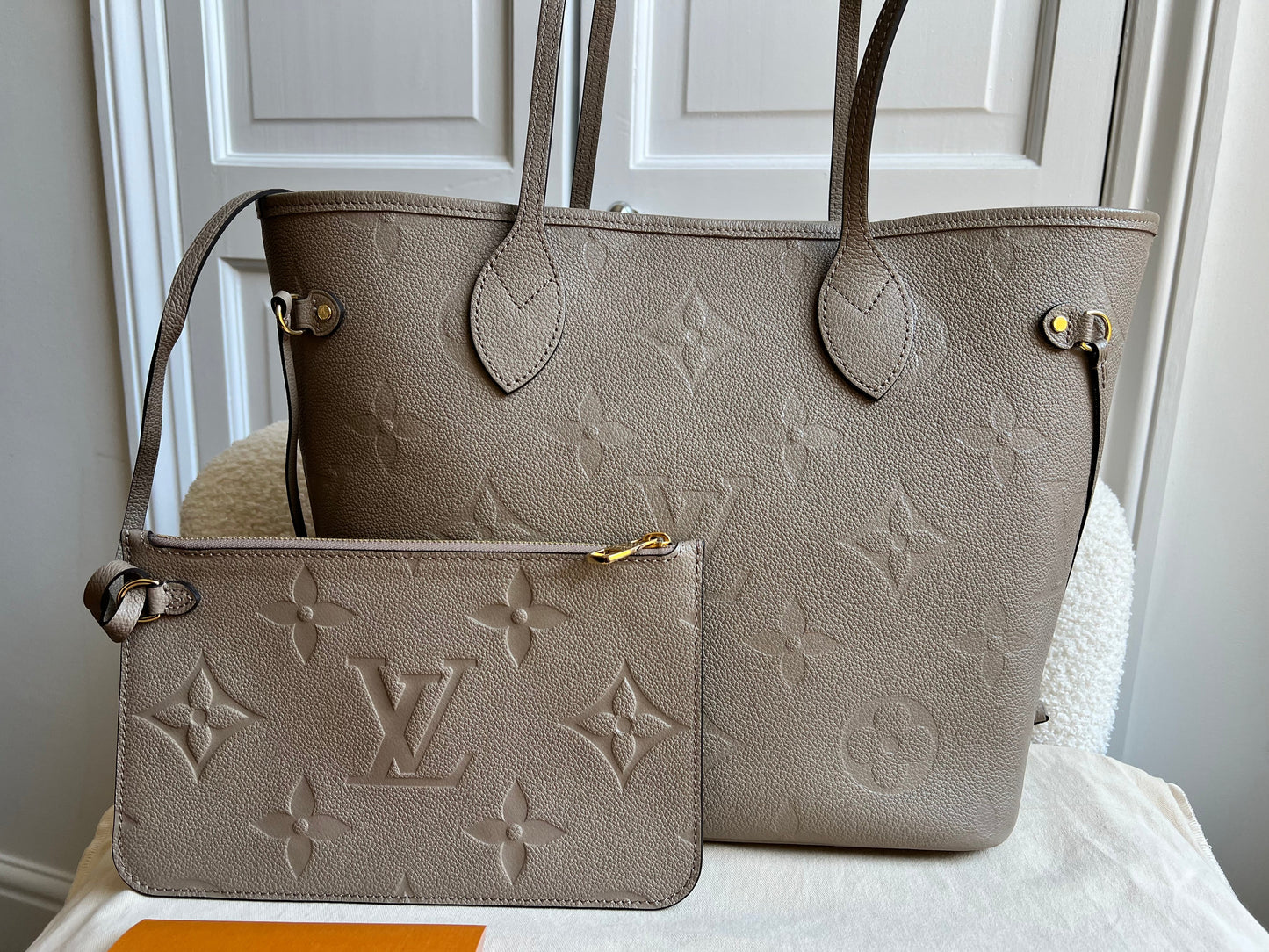 Louis Vuitton Neverfull MM Dune Empreinte (RRP £1,940)