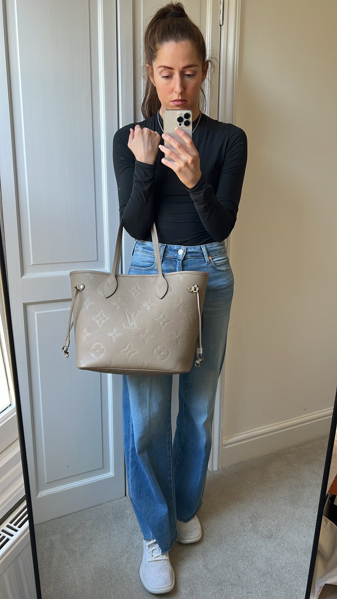 Louis Vuitton Neverfull MM Dune Empreinte (RRP £1,940)