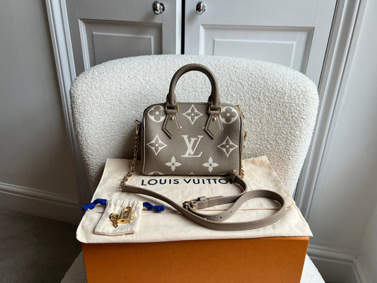 Louis Vuitton Speedy Bicolour Empreinte Bandouliere 20 (RRP £2050)