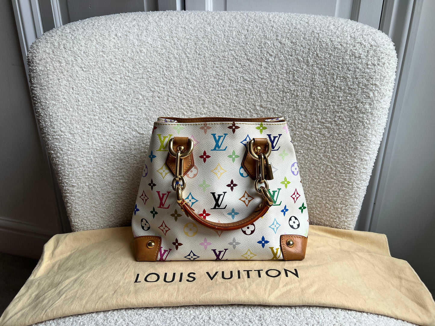 Louis Vuitton White Multicolore Audra