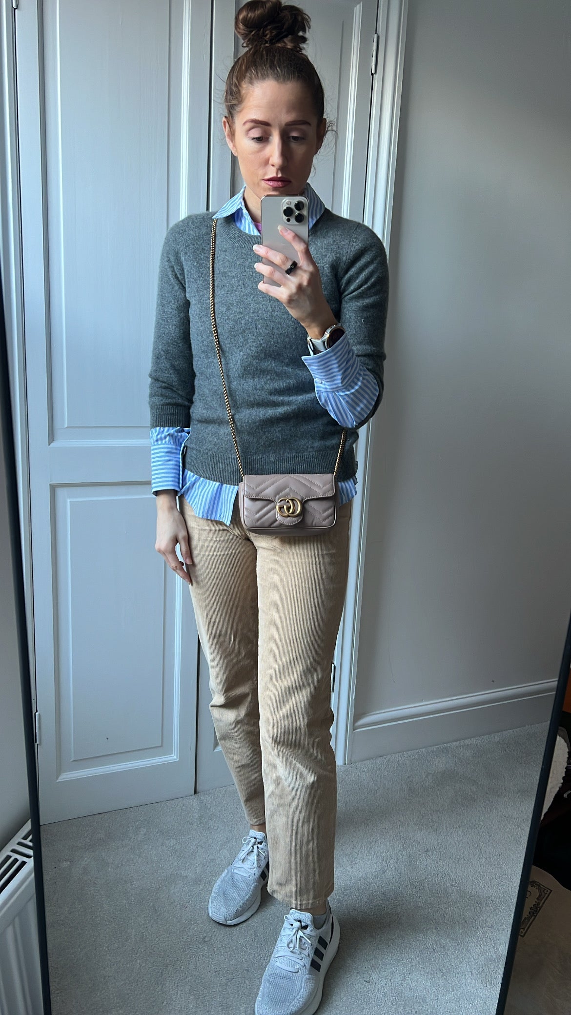 Gucci GG Dusty Pink Marmont Super Mini Shoulder Bag (RRP £1080)