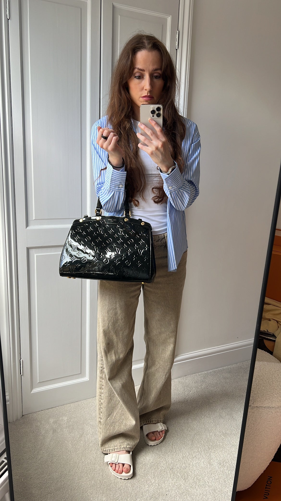 Louis Vuitton Brea in Black Vernis Patent (RRP £1760)