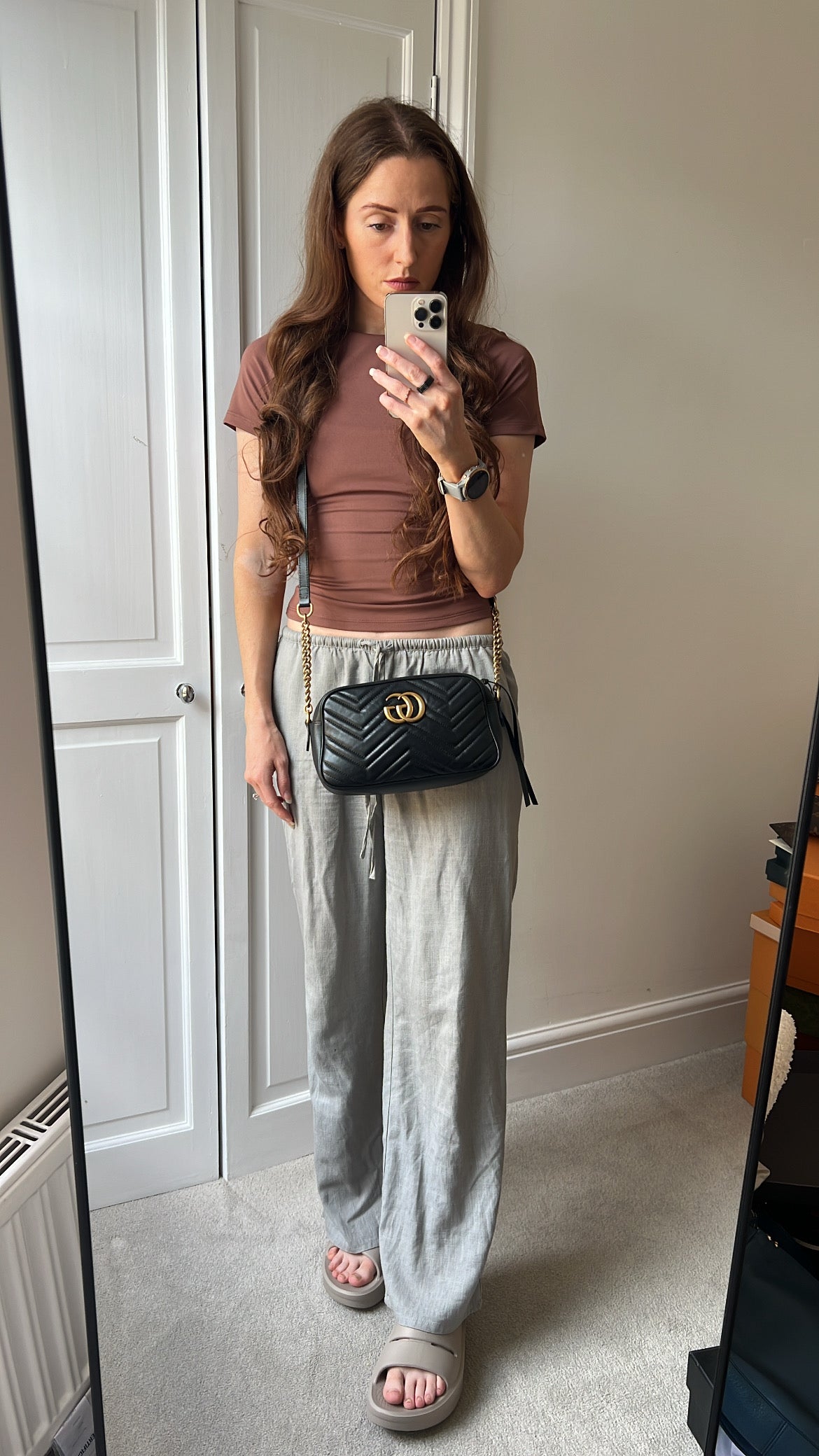 Gucci GG Black Marmont Small Shoulder Bag (RRP £1440)