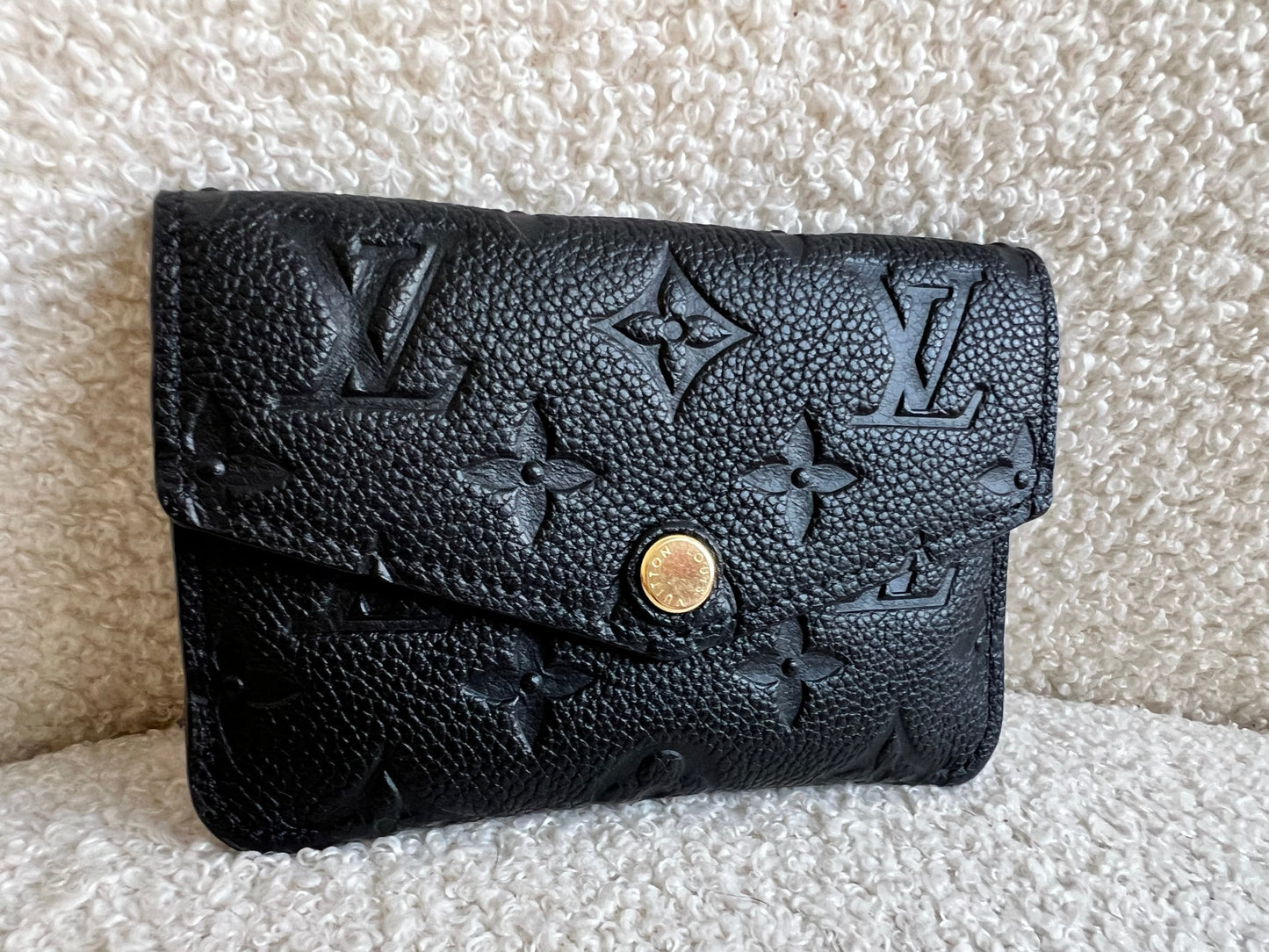 Louis Vuitton Key Pouch Black Empreinte