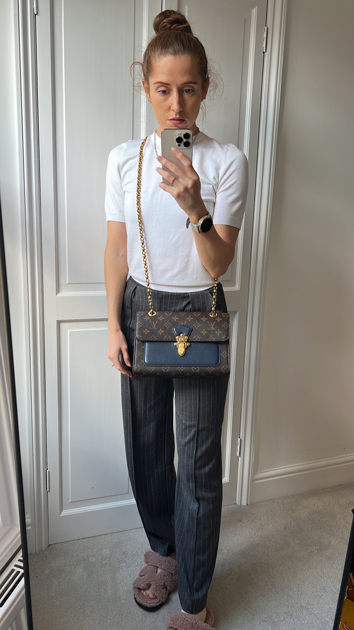 Louis Vuitton Victoire Monogram and Navy (RRP £2000)