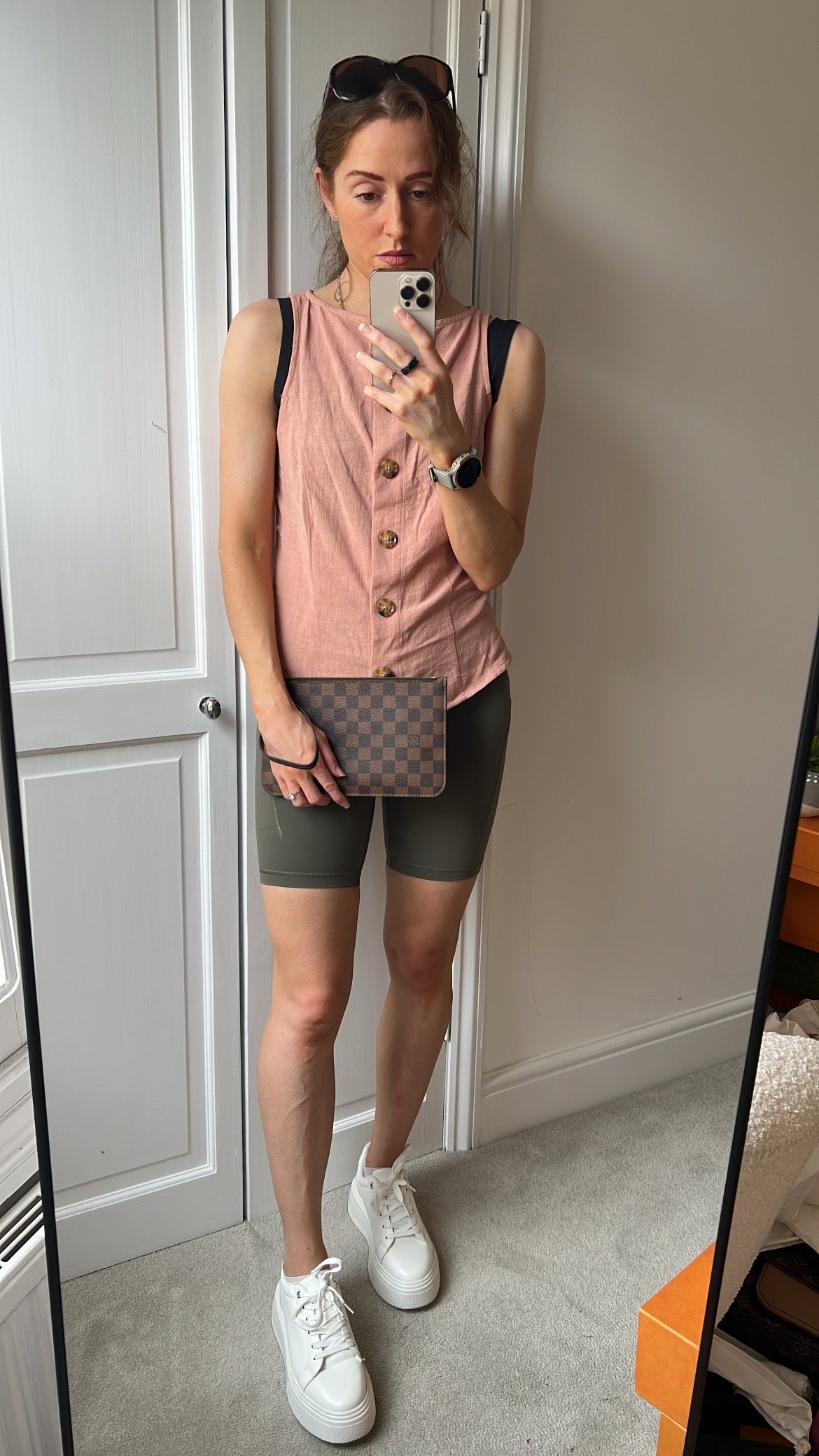 Louis Vuitton Pouch (from Neverfull) in Damier Ebene