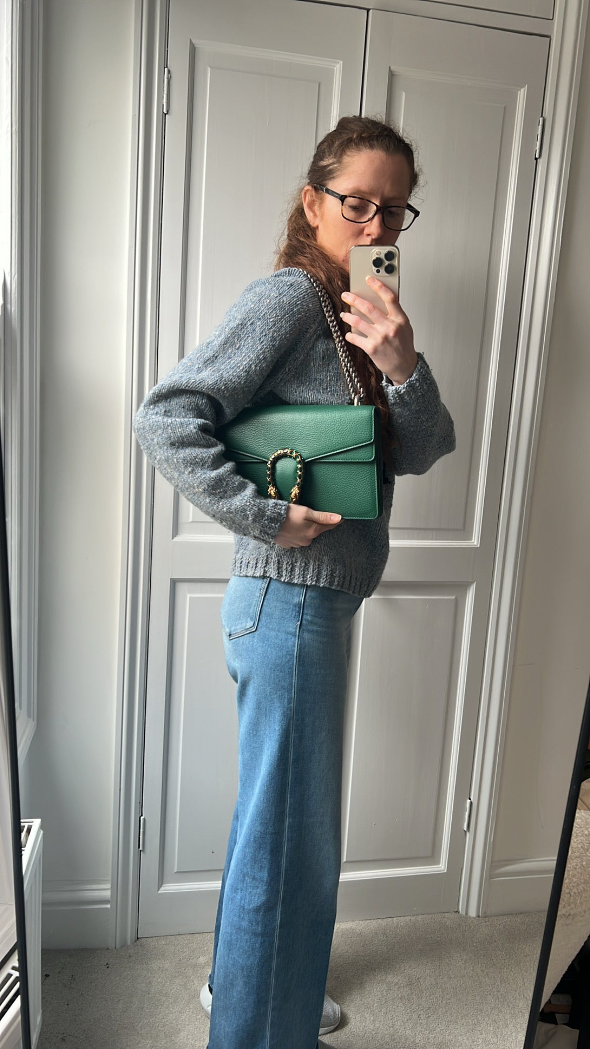 Gucci Dionysus GG Green Small Shoulder Bag (RRP £2,670)