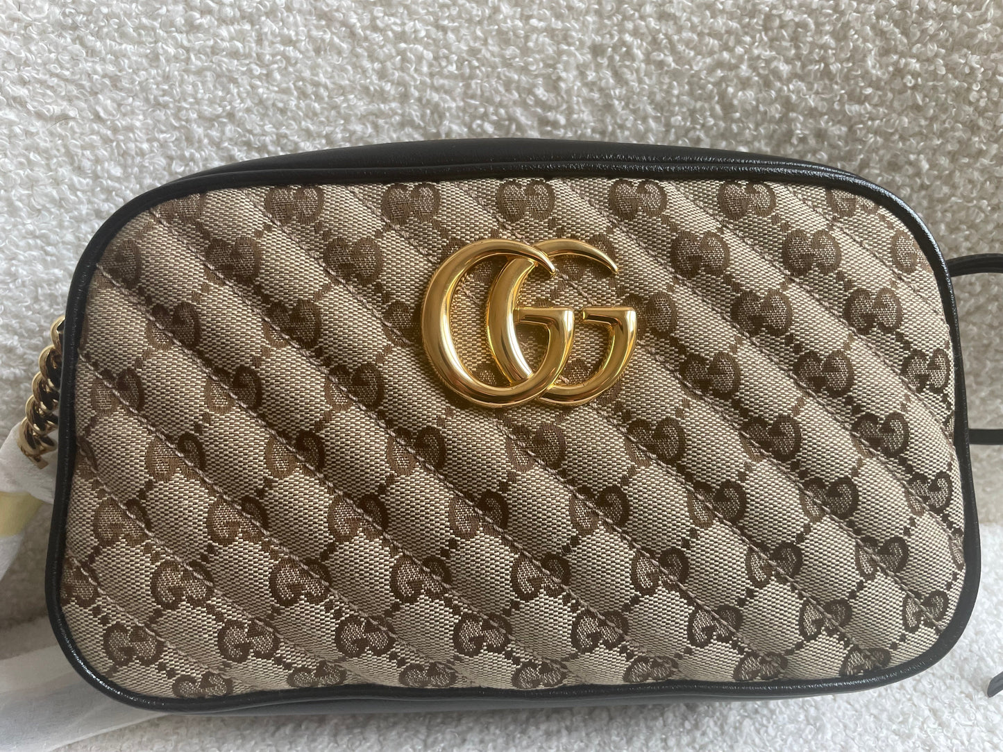 Gucci GG Marmont Canvas Small Shoulder Bag