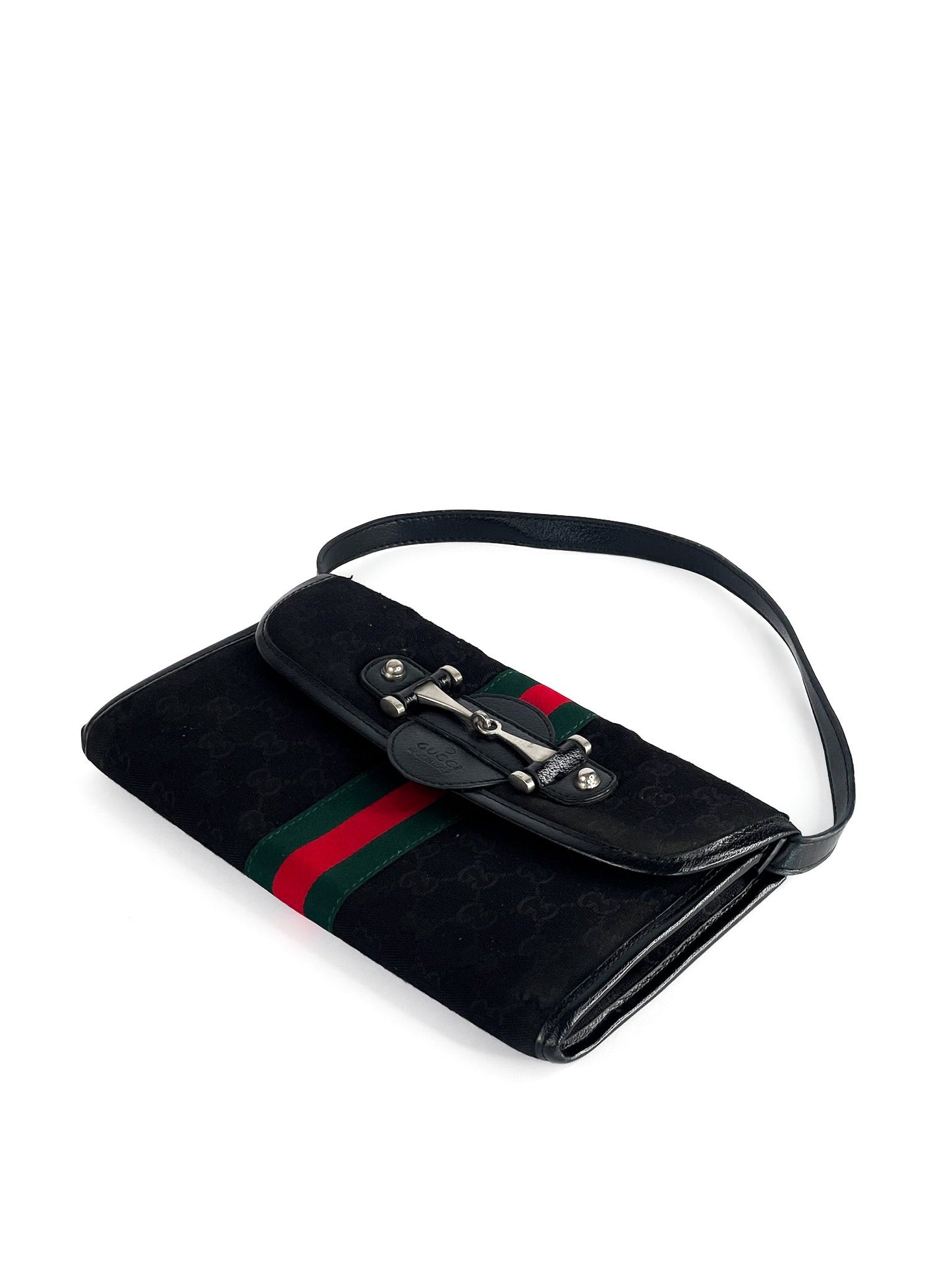 Gucci Vintage Horsebit GG Canvas Web