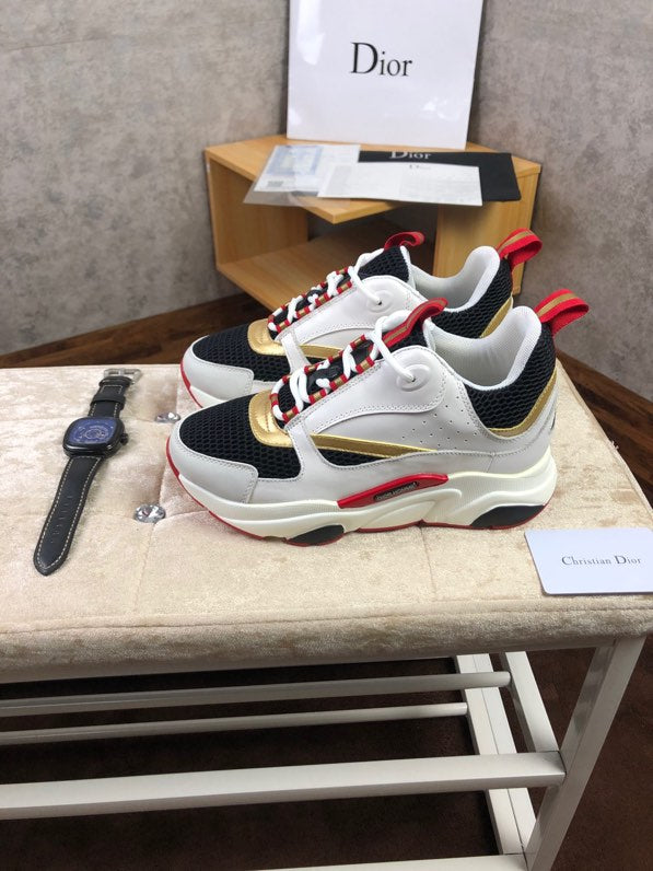 Christian Dior B22 Yellow Red Sneaker