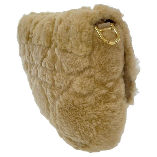 Dior saddle bag ERLCollaboration Beige 1ADPO076SHC_H160 Fur