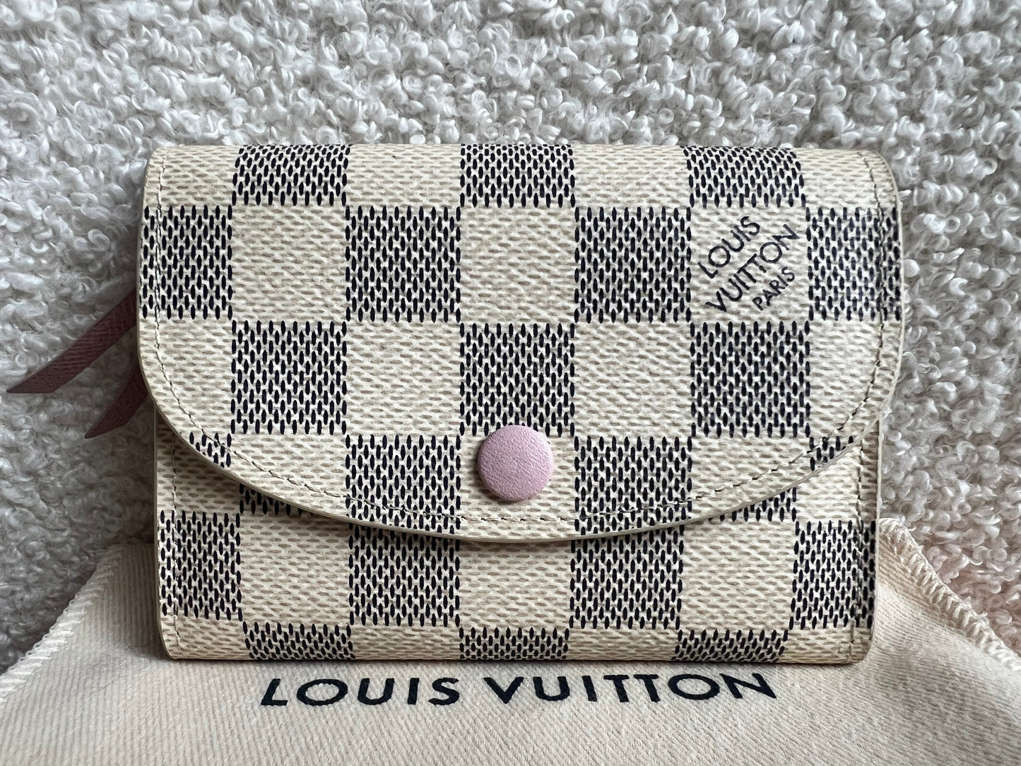 Louis Vuitton Rosalie Coin Purse in Damier Azur (RRP £305)