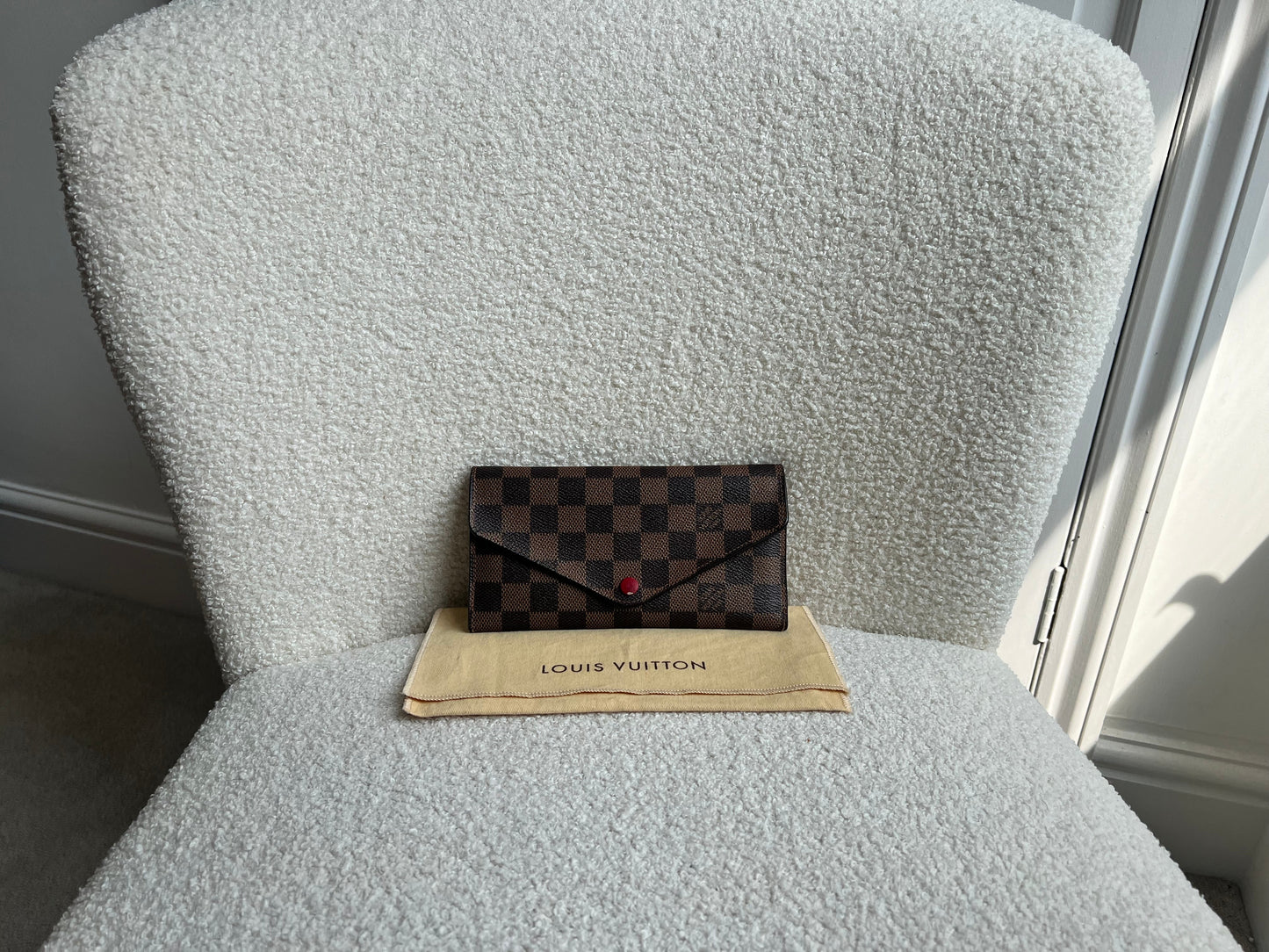 Louis Vuitton Josephine Wallet in Damier Ebene (RRP £370)