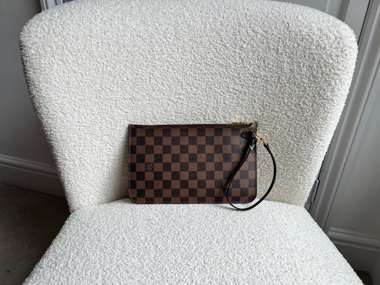 Louis Vuitton Pouch (from Neverfull) in Damier Ebene