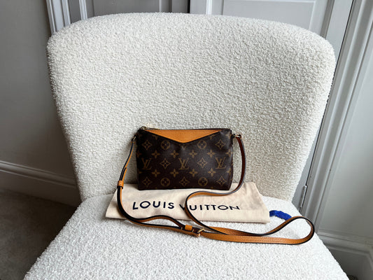 Louis Vuitton Monogram Safran Pallas Pochette