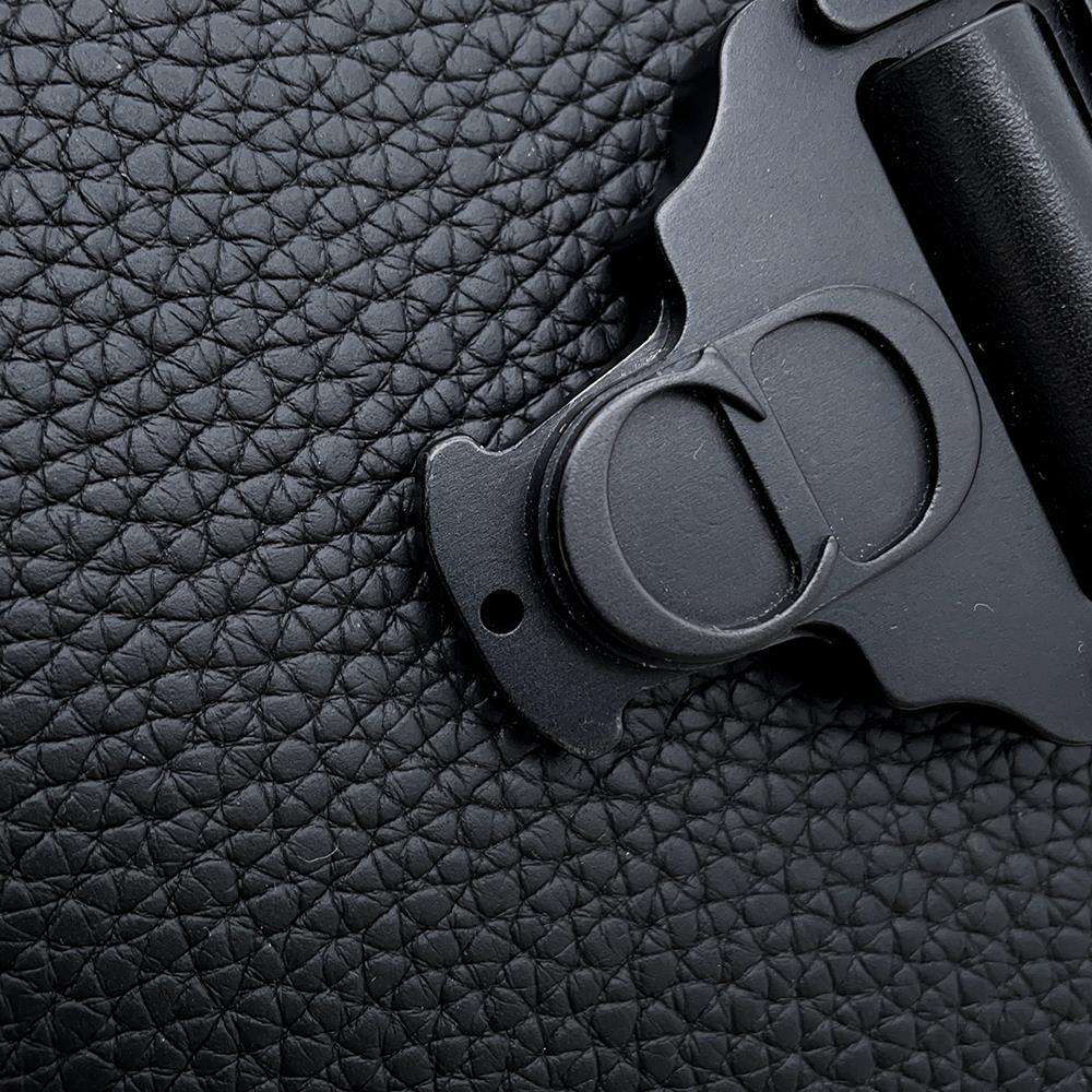 Dior Gallop Shoulder Bag Black 1ADPO033LAC Leather