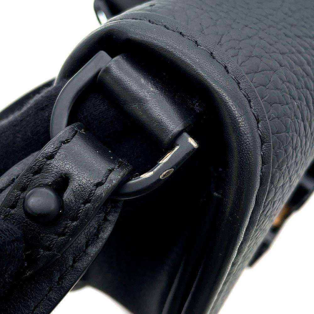 Dior Gallop Shoulder Bag Black 1ADPO033LAC Leather