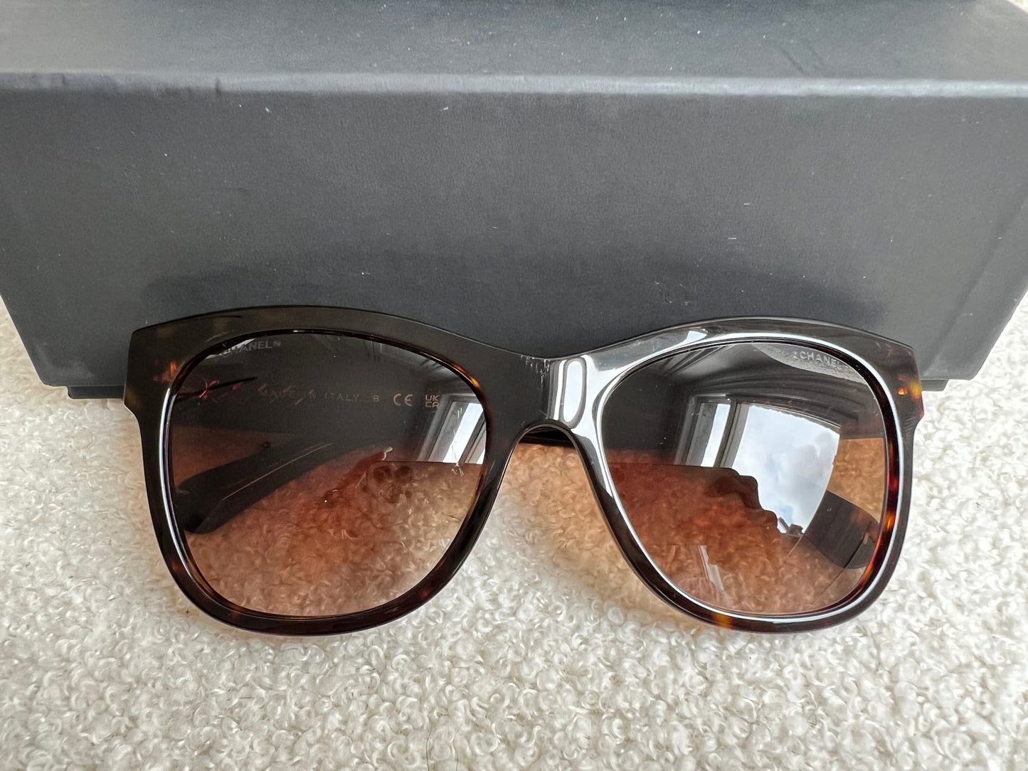 Chanel Tortoise Shell Sunglasses