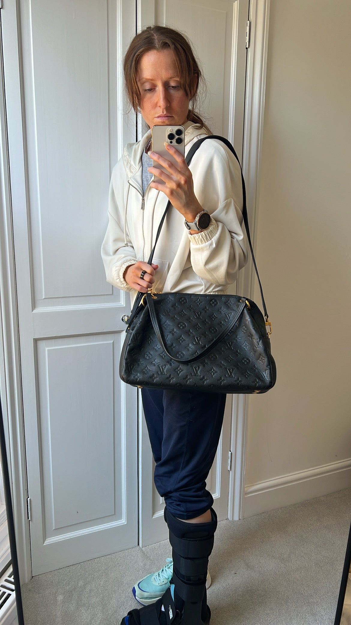 Louis Vuitton Ponthieu MM Black Empreinte (RRP £1,890)