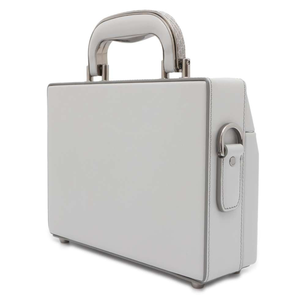 Dior 2WAY Lock Bag Kenny Scharf Collaboration Gray/Blue Leather