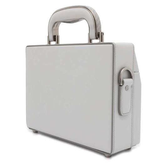 Dior 2WAY Lock Bag Kenny Scharf Collaboration Gray/Blue Leather