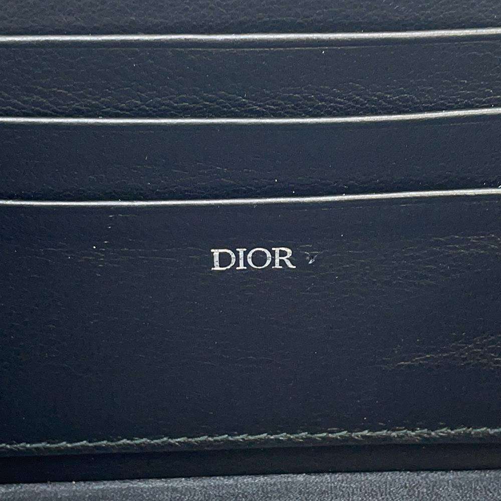 Dior 2WAY Lock Bag Kenny Scharf Collaboration Gray/Blue Leather