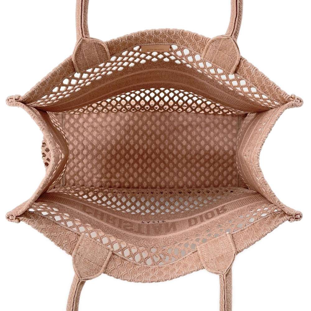 Dior Book tote Pink Canvas Size Medium