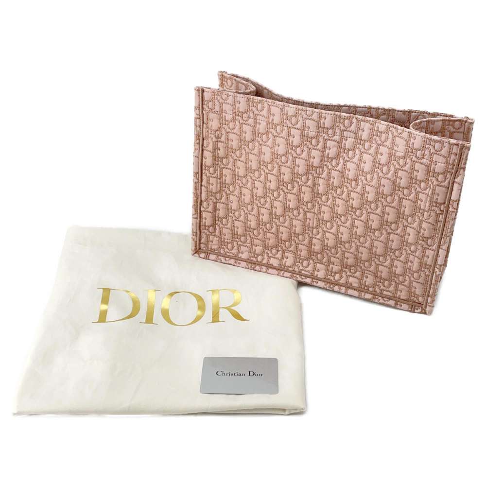 Dior Book tote Pink Canvas Size Medium