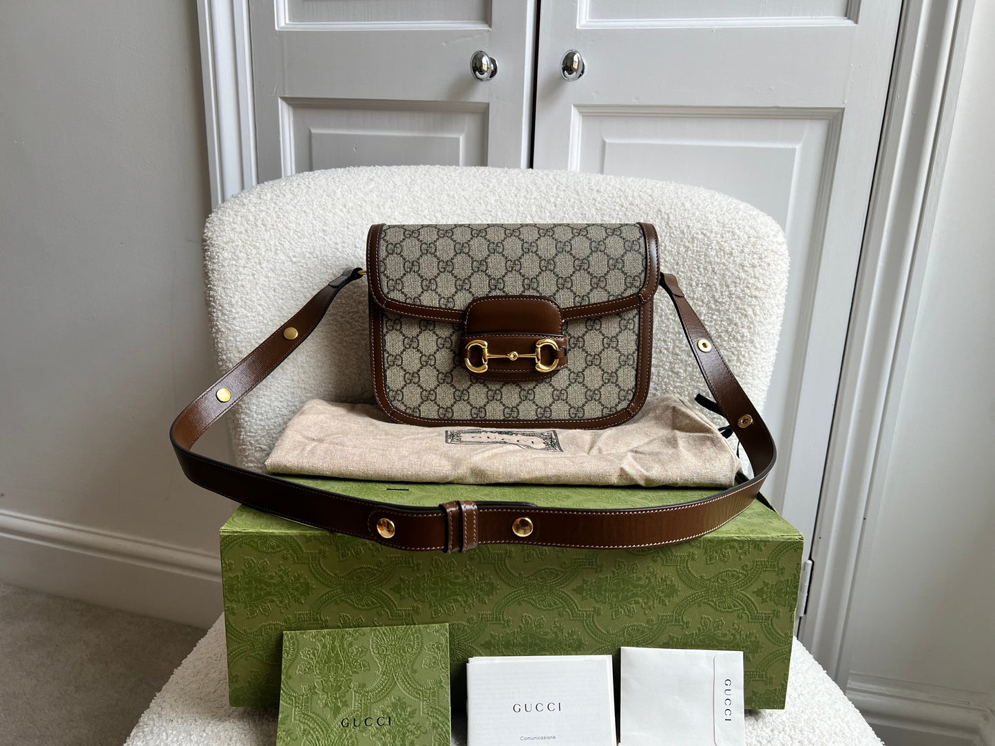 Gucci Horsebit 1955 Medium Shoulder Bag (RRP £2400)