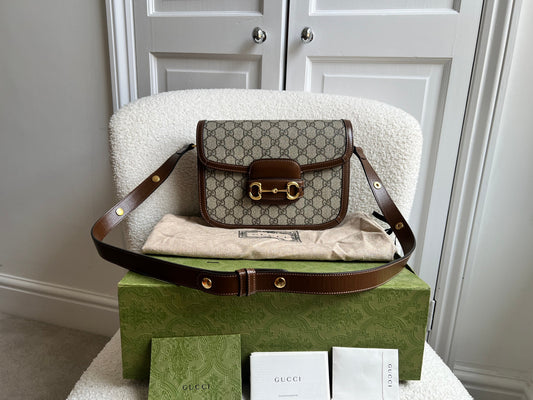 Gucci Horsebit 1955 Medium Shoulder Bag (RRP £2400)