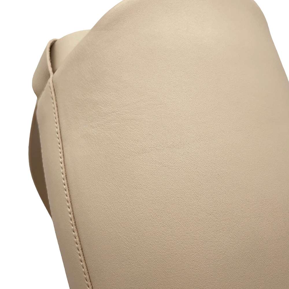 HERMES Faustin short boots Beige Calf Leather Size 35
