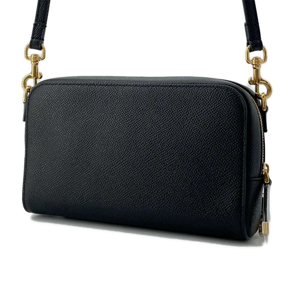 Dior Karo double pouch Black S7431UBAE Leather