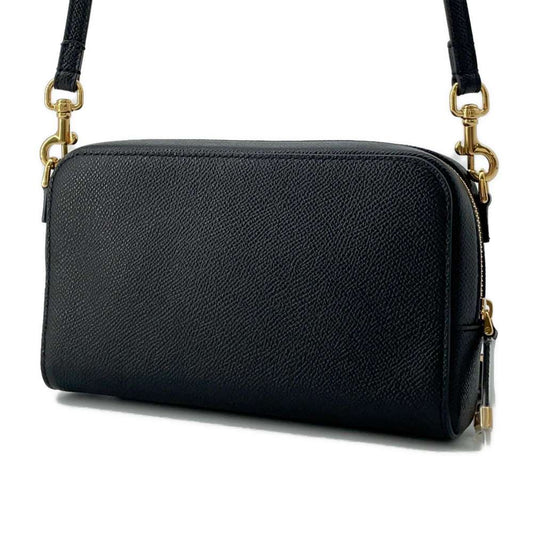Dior Karo double pouch Black S7431UBAE Leather