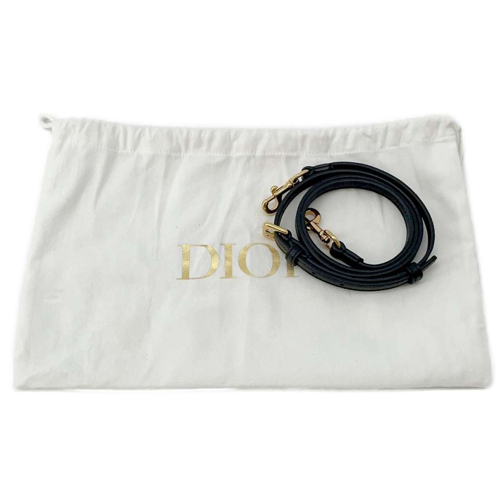 Dior Karo double pouch Black S7431UBAE Leather