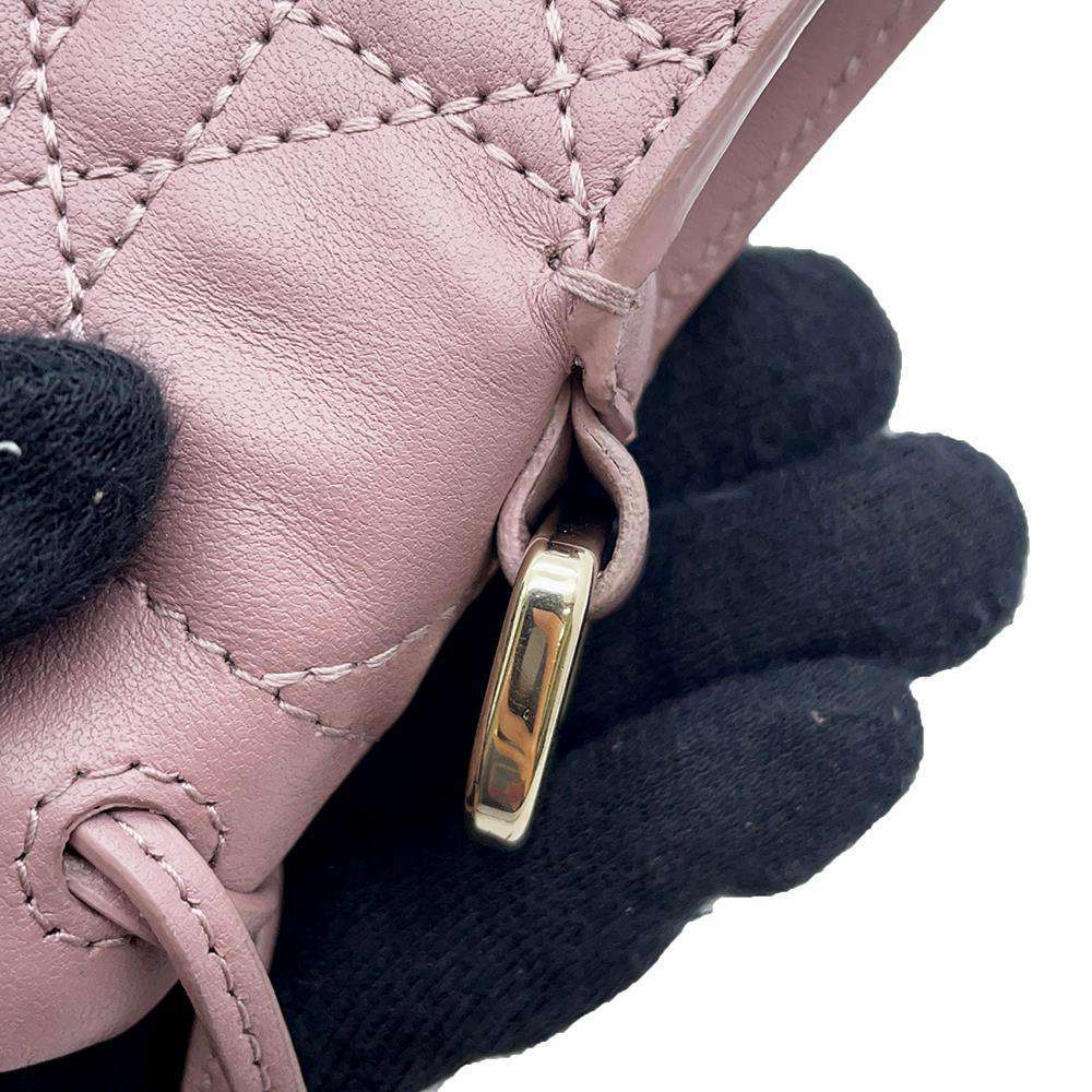 Dior Lady Dior Millie 2WAY Handbag Pink S0981ONMJ Lambskin