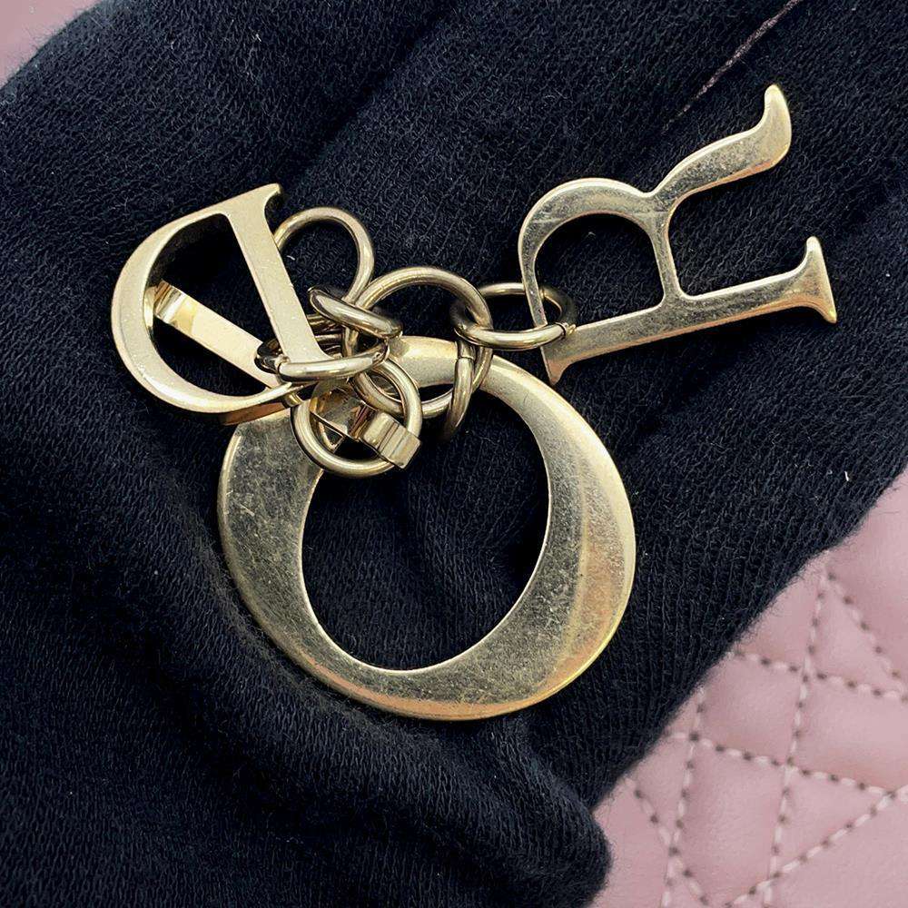 Dior Lady Dior Millie 2WAY Handbag Pink S0981ONMJ Lambskin