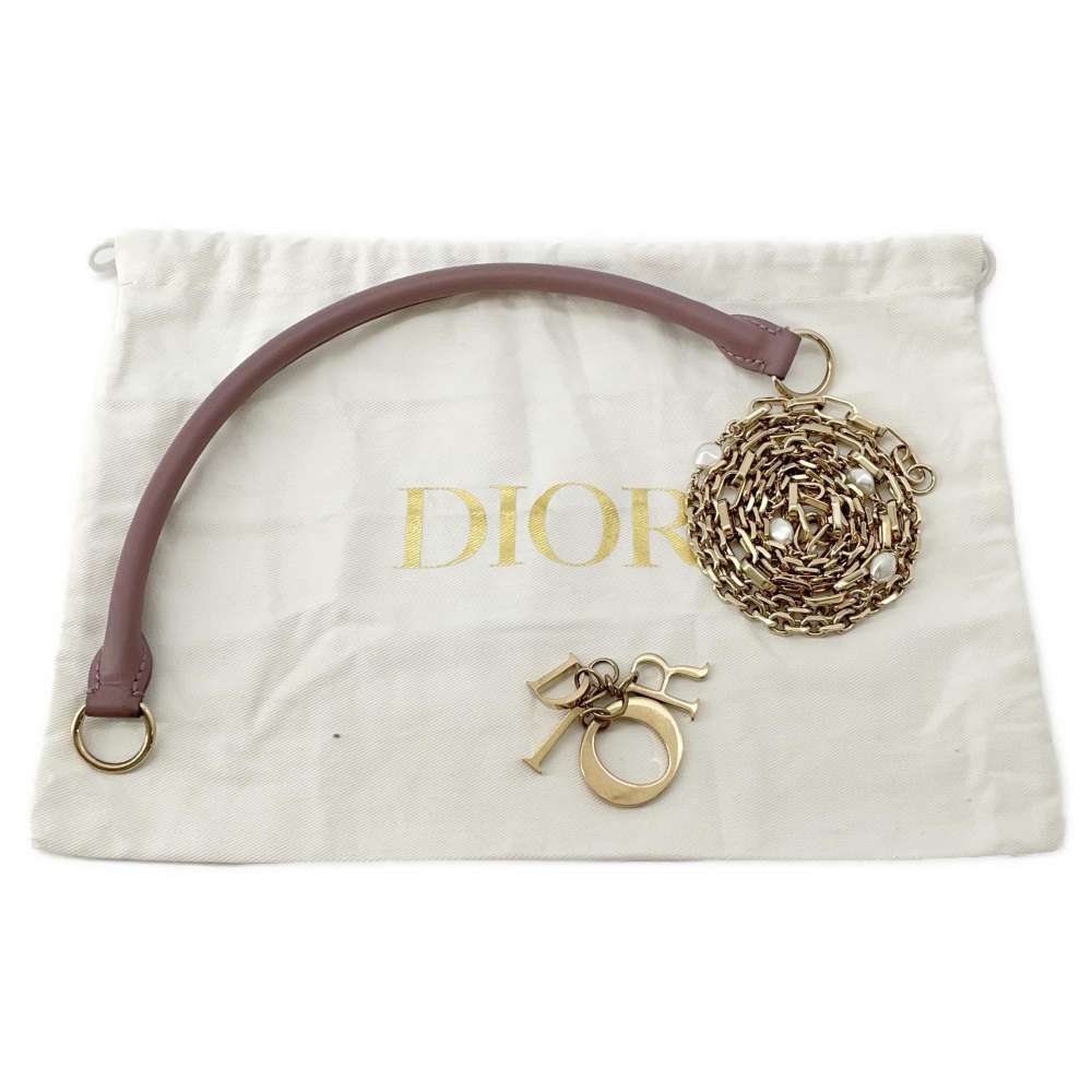 Dior Lady Dior Millie 2WAY Handbag Pink S0981ONMJ Lambskin