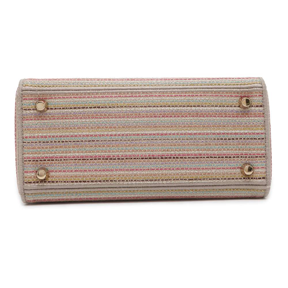 Dior Lady D Light 2WAY Handbag Beige/Multicolor Canvas Size Medium