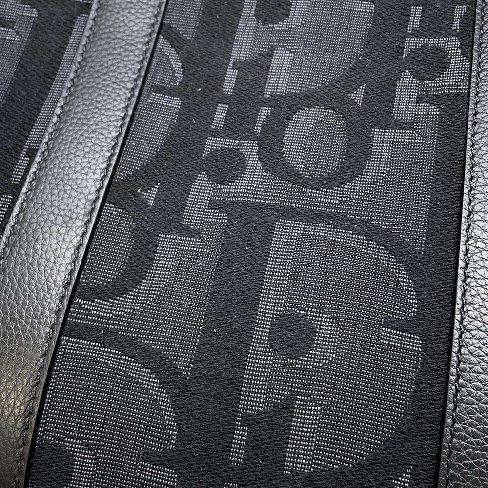 Dior East West Tote Bag Black 1ESSH232YXL_H03E Canvas Leather