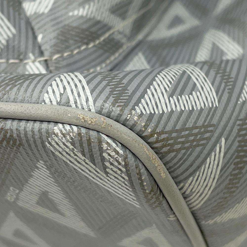 Dior Backpack HIT THE ROAD Gray 1ESBA021CDP PVC Calf Leather Size Small