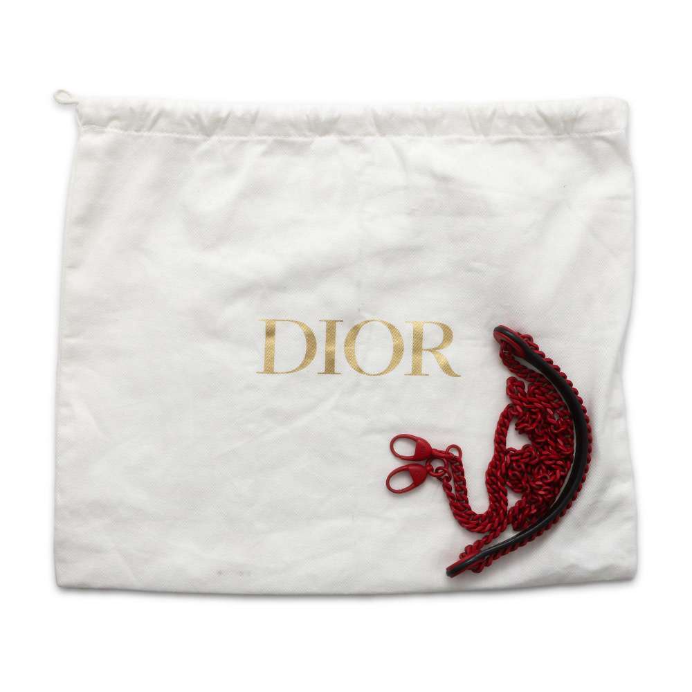 Dior Lady Dior Cannage Tanabata Limited Edition Black/Red M0505OWCB Lambskin Size Mini