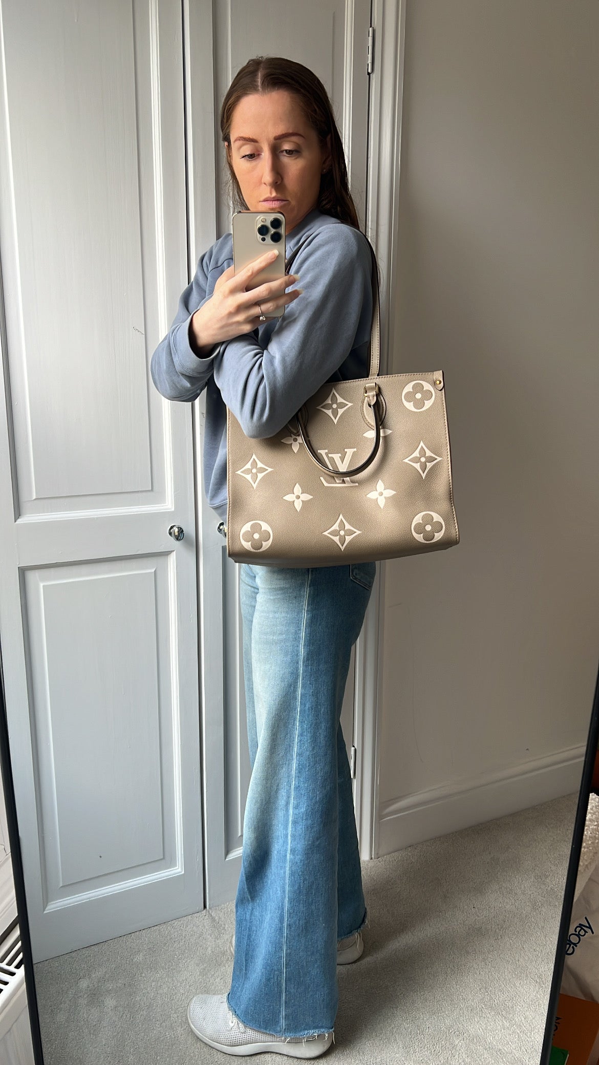 Louis Vuitton On the Go MM Bicolour Empreinte (RRP £2,610)