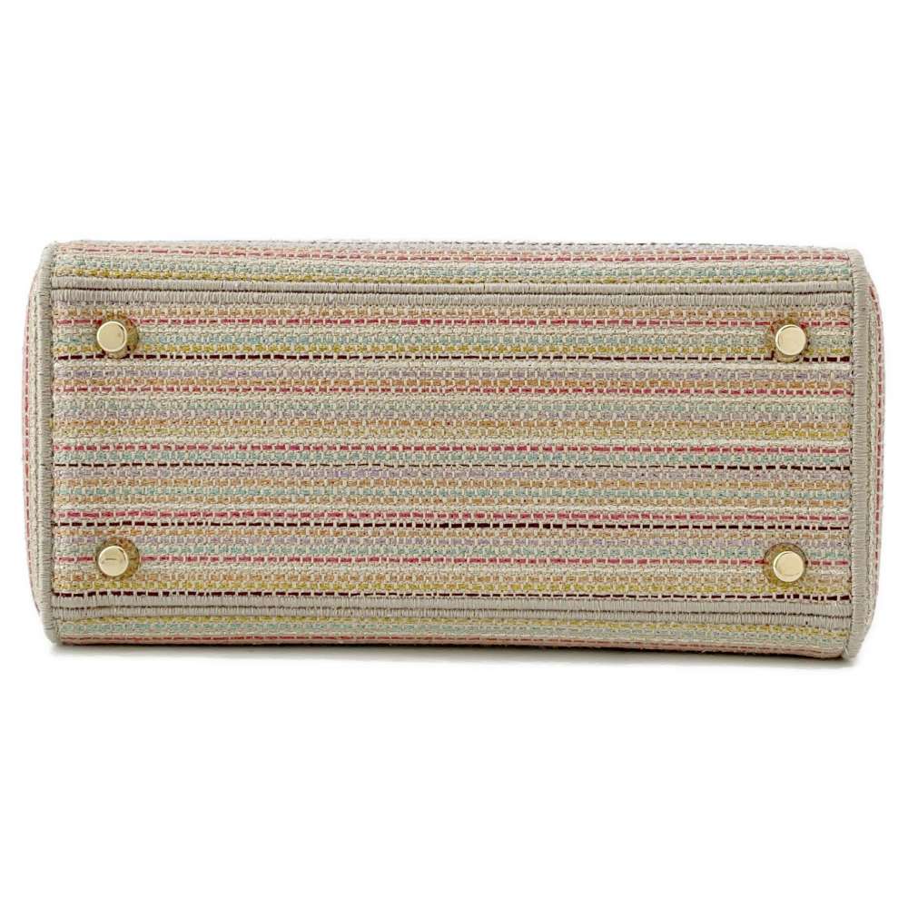 Dior Lady D-LITE 2wayBag Beige/Multicolor Canvas