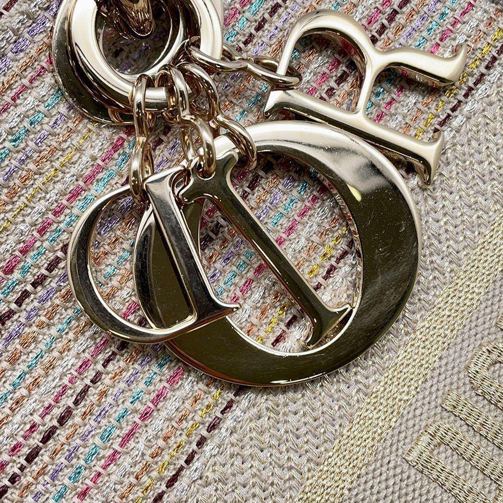 Dior Lady D-LITE 2wayBag Beige/Multicolor Canvas